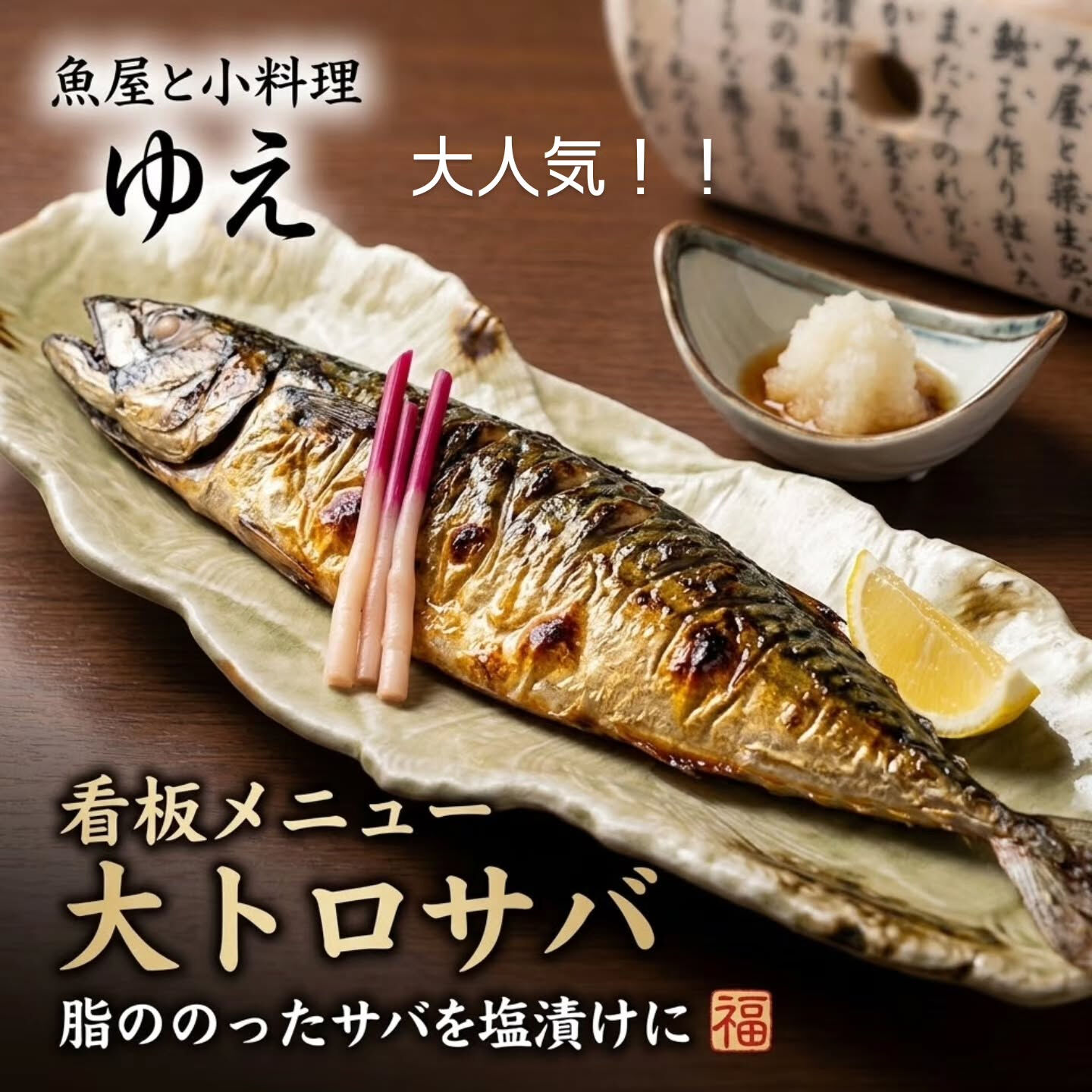 ​脂のりのり、ジュワッと香ばしい🐟🔥